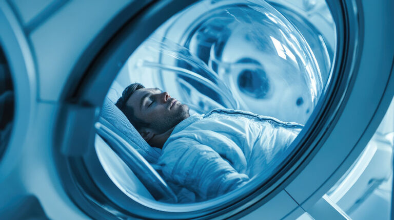 Astronaute dort navette